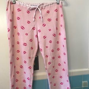 Pink Waffle Wear Thermal Pants